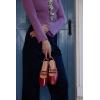 C.Paravano Slingback Flats for Women | Mary Jane Flats | Womens Sandals | Square Toe Shoes(Red)
