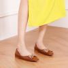 C.Paravano Flats for Women | Square Toe Shoes | Ballet Flats | Dressy Women Shoes(Brown)