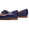 C.Paravano Flats for Women | Square Toe Shoes | Ballet Flats | Dressy Women Shoes(Bt-navy)