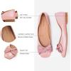 C.Paravano Flats for Women | Square Toe Shoes | Ballet Flats | Dressy Women Shoes(Bt-pink)