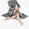 C.Paravano Flats for Women | Square Toe Shoes | Ballet Flats | Dressy Women Shoes(Bt-white)
