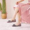 C.Paravano Flats for Women | Square Toe Shoes | Ballet Flats | Dressy Women Shoes(Grey Patent)