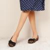 C.Paravano Flats for Women | Square Toe Shoes | Ballet Flats | Dressy Women Shoes(Leopard)