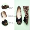 C.Paravano Flats for Women | Square Toe Shoes | Ballet Flats | Dressy Women Shoes(Leopard)