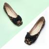 C.Paravano Flats for Women | Square Toe Shoes | Ballet Flats | Dressy Women Shoes(Leopard)