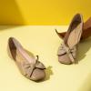 C.Paravano Flats for Women | Square Toe Shoes | Ballet Flats | Dressy Women Shoes(New Beige)