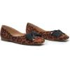 C.Paravano Ballet Flats | Flats Women | Dress Shoes for Women | Square Toe Flats | Flats Shoes Women | Black Flats(Leopard)