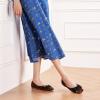 C.Paravano Ballet Flats | Flats Women | Dress Shoes for Women | Square Toe Flats | Flats Shoes Women | Black Flats(Leopard)