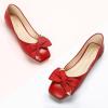 C.Paravano Ballet Flats | Flats Women | Dress Shoes for Women | Square Toe Flats | Flats Shoes Women | Black Flats(Red)