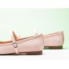 C.Paravano Flats for Women | Mary Janes Women | Ballet Flats | Office Shoes | Square Toe(Lightpink-t)