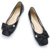 C.Paravano Ballet Flats | Flats Women | Dress Shoes for Women | Square Toe Flats | Flats Shoes Women | Black Flats(Black)