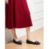 C.Paravano Ballet Flats | Slip-on Shoes Women | Bowknot Round Toe Shoes | Womens Flats(Black-b6)