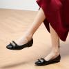 C.Paravano Ballet Flats | Slip-on Shoes Women | Bowknot Round Toe Shoes | Womens Flats(Black-b6)