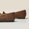C.Paravano Ballet Flats | Slip-on Shoes Women | Bowknot Round Toe Shoes | Womens Flats(Leopard-b6)