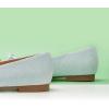 C.Paravano Ballet Flats | Slip-on Shoes Women | Bowknot Round Toe Shoes | Womens Flats(Light Blue Bling-b6)