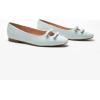 C.Paravano Ballet Flats | Slip-on Shoes Women | Bowknot Round Toe Shoes | Womens Flats(Light Blue-b6)