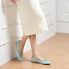 C.Paravano Ballet Flats | Slip-on Shoes Women | Bowknot Round Toe Shoes | Womens Flats(Light Blue-b6)