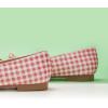 C.Paravano Ballet Flats | Slip-on Shoes Women | Bowknot Round Toe Shoes | Womens Flats(Pink Tartan Bling-b6)