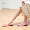 C.Paravano Ballet Flats | Slip-on Shoes Women | Bowknot Round Toe Shoes | Womens Flats(Pink Tartan Bling-b6)