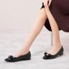 C.Paravano Flat Shoes for Women | Women’s Flats | Ballet Flats | Dress Shoes for Women (11,Leopard)(Black)