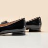 C.Paravano Flat Shoes for Women | Women’s Flats | Ballet Flats | Dress Shoes for Women (11,Leopard)(Black)