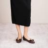 C.Paravano Flat Shoes for Women | Women’s Flats | Ballet Flats | Dress Shoes for Women (11,Leopard)(Navy)