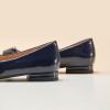 C.Paravano Flat Shoes for Women | Women’s Flats | Ballet Flats | Dress Shoes for Women (11,Leopard)(Navy)
