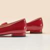 C.Paravano Flat Shoes for Women | Women’s Flats | Ballet Flats | Dress Shoes for Women (11,Leopard)(Red)