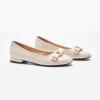 C.Paravano Flat Shoes for Women | Women’s Flats | Ballet Flats | Dress Shoes for Women (11,Leopard)(White)