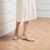C.Paravano Flat Shoes for Women | Women’s Flats | Ballet Flats | Dress Shoes for Women (11,Leopard)(White)
