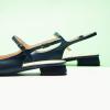 C.Paravano Slingback Flats | Slingback Sandals for Women | Sandals Flats | Adjustable Ankle Strap Shoes(Blue)