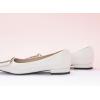 C.Paravano Women’s Flats | Pointed Toe Ballet Shoes | Work Shoes for Women | Comfortable Flats(White-t)