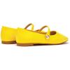 C.Paravano Women’s Mary Jane Shoes | Square Toe Ballet Flats | Ballerina Flats | Designer Shoes for Women(Yellow-bt)