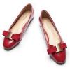 C.Paravano Flat Shoes for Women | Women’s Flats | Ballet Flats | Dress Shoes for Women (11,Leopard)(Red)