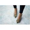 C.Paravano Pumps Shoes Women | Kitten Heels | Low Heel | Dress Shoes for Women | Pointed Toe Heels(Grey,Size 5.5)