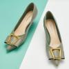 C.Paravano Pumps Shoes Women | Kitten Heels | Low Heel | Dress Shoes for Women | Pointed Toe Heels(Grey,Size 5.5)