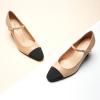 C.Paravano Women’s Pumps | Chunky Heels for Women | Closed Round Toe Shoes | Low Heel Dress Shoes (B-Beige,10.5)