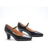 C.Paravano Women’s Pumps | Chunky Heels for Women | Closed Round Toe Shoes | Low Heel Dress Shoes (Black,10)