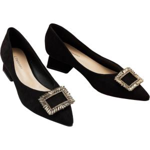 C.Paravano womens Pumps(Black S-crystal New)