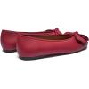 C.Paravano Genuine Leather Ballet Flats Shoes for Women | Ballerina Flats | | Round Toe Shoes | Dressy Shoes for Women(Red)