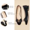 C.Paravano Flat Shoes for Women | Women’s Flats | Ballet Flats | Dress Shoes for Women(8.5,Black)