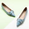 C.Paravano Flats for Women | Pointed Toe Flats | Ballet Flats | Women Dressy Shoes Comfortable(Blue)