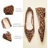 C.Paravano Flats for Women | Pointed Toe Flats | Ballet Flats | Women Dressy Shoes Comfortable(Leopard B)
