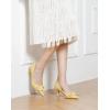 C.Paravano Womens Designer Pumps | Kitten Heels for Women | Low Heel Pumps | Heels for Women | Women Shoes Dressy(Camel)