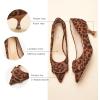 C.Paravano Womens Designer Pumps | Kitten Heels for Women | Low Heel Pumps | Heels for Women | Women Shoes Dressy(Leopard)