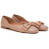 C.Paravano Women’s Flats | Genuine Leather | Women’s Ballet Flats | Square Toe Shoes | Leather Flats for Women(Nude)