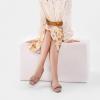 C.Paravano Women’s Flats | Genuine Leather | Women’s Ballet Flats | Square Toe Shoes | Leather Flats for Women(Nude)