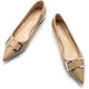 C.Paravano Flats for Women | Pointed Toe Flats | Ballet Flats | Women Dressy Shoes Comfortable(Beige-t)