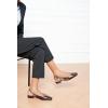 C.Paravano Slingback Flats | Women’s Slingback Shoes | Low Heels | Square Toe Flat | Sandals Women | Block Heel Slingback Sandals(Coffee)
